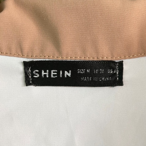 Women’s size medium SHEIN color blocked crop top - Picture 4 of 6